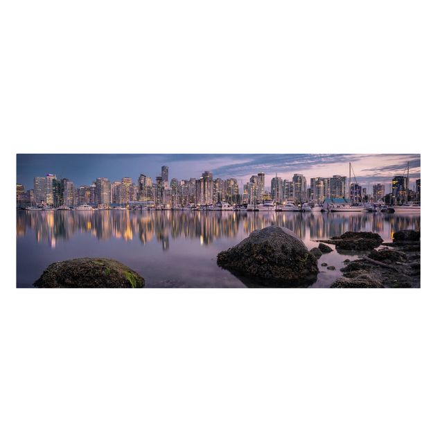 Bilder auf Leinwand Vancouver im Sonnenuntergang