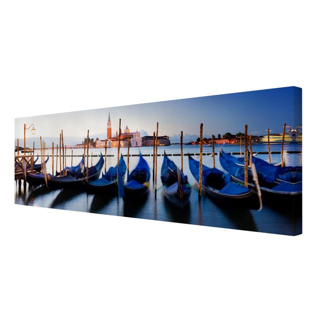 Schöne Leinwandbilder Venice Gondolas