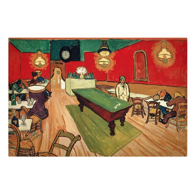 Kunstdrucke auf Leinwand Vincent van Gogh - Das Nachtcafé in Arles