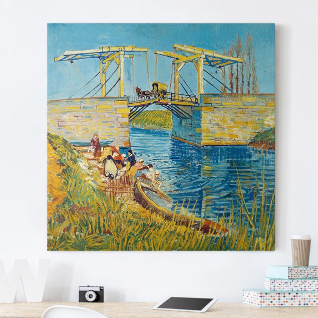 Wandbilder XXL Vincent van Gogh - Zugbrücke in Arles