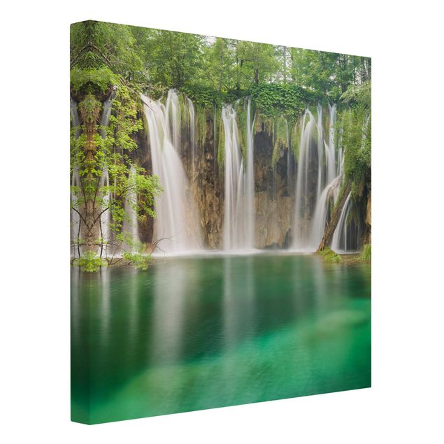 Wandbilder Baum Wasserfall Plitvicer Seen