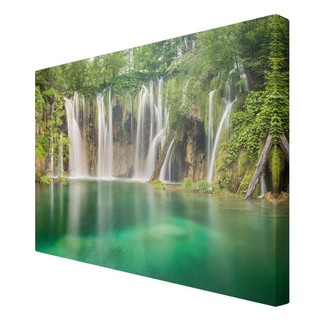 Schöne Wandbilder Wasserfall Plitvicer Seen