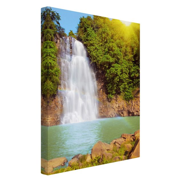 Leinwandbilder Natur Wasserfall Romantik