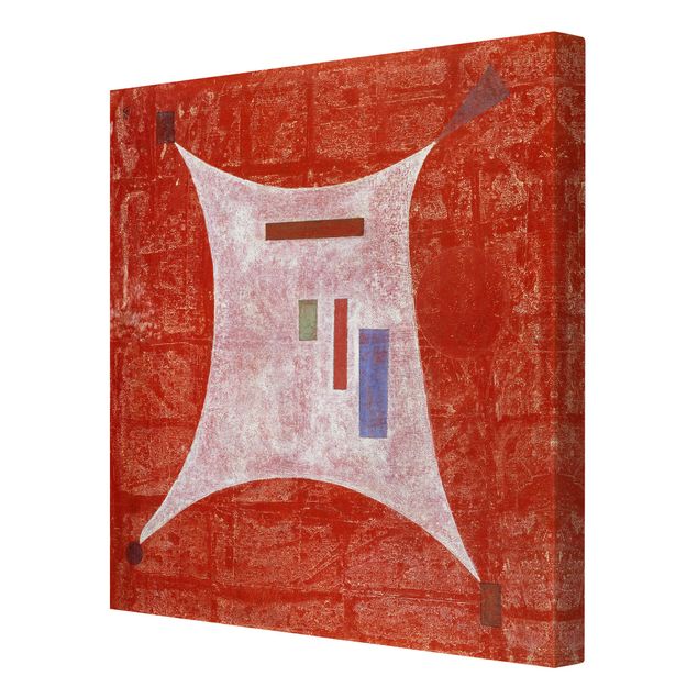Leinwand Kunstdruck Wassily Kandinsky - Vier Ecken