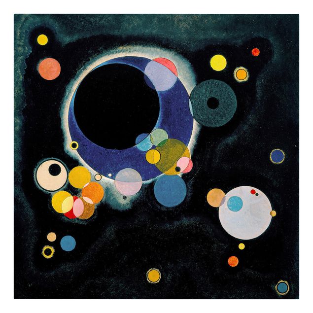 Leinwandbilder abstrakt Wassily Kandinsky - Skizze Kreise