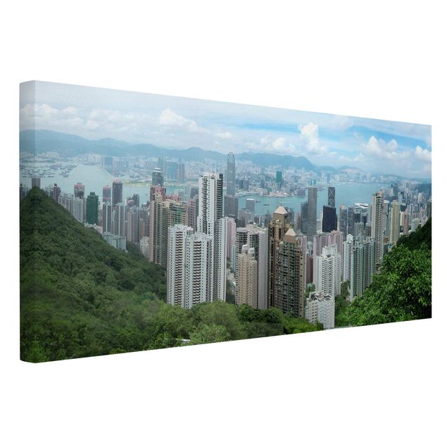 Leinwandbilder Wohnzimmer modern Watching HongKong