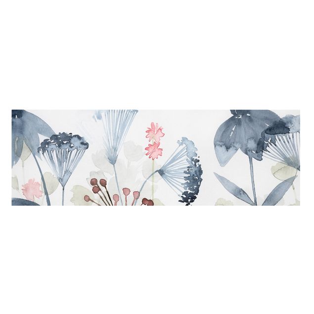 Schöne Wandbilder Wildblumen Aquarell I