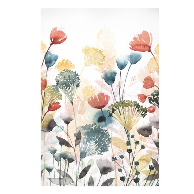 Wandbilder Wildblumen im Sommer II