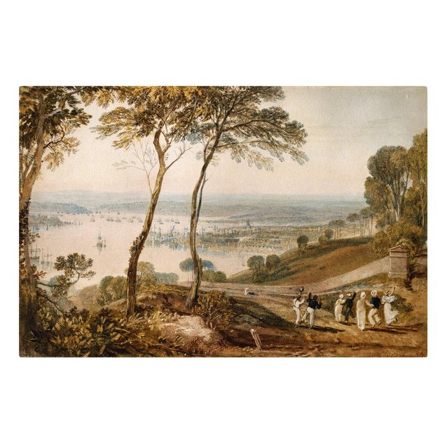 Kunstdrucke auf Leinwand William Turner - Plymouth Dock