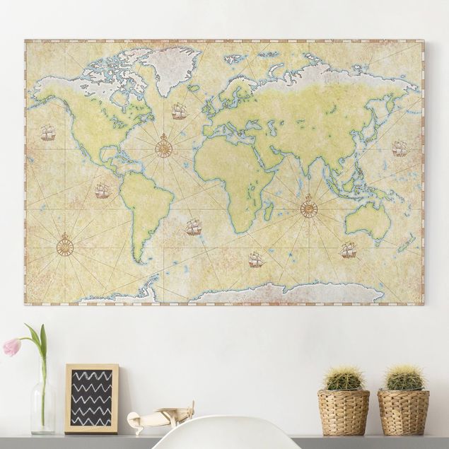 Wandbilder XXL World Map