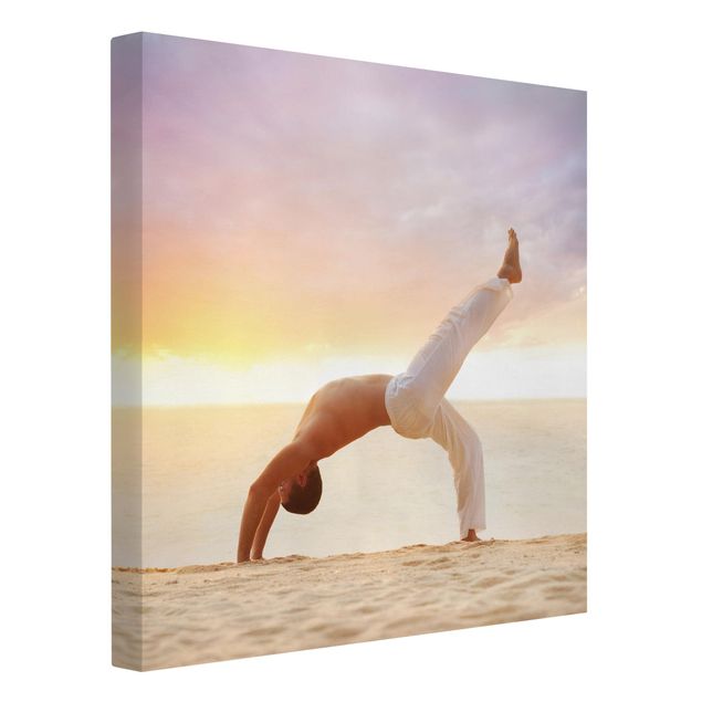 Schöne Leinwandbilder Yoga in the Morning