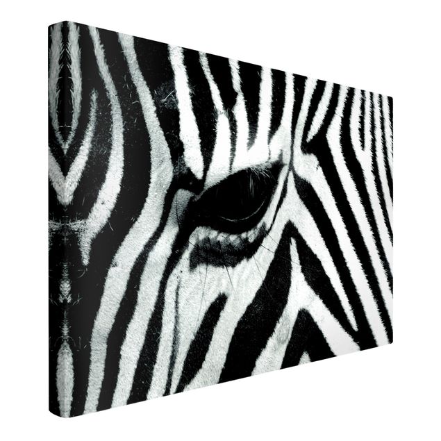 Leinwandbilder Schwarz-Weiß Zebra Crossing