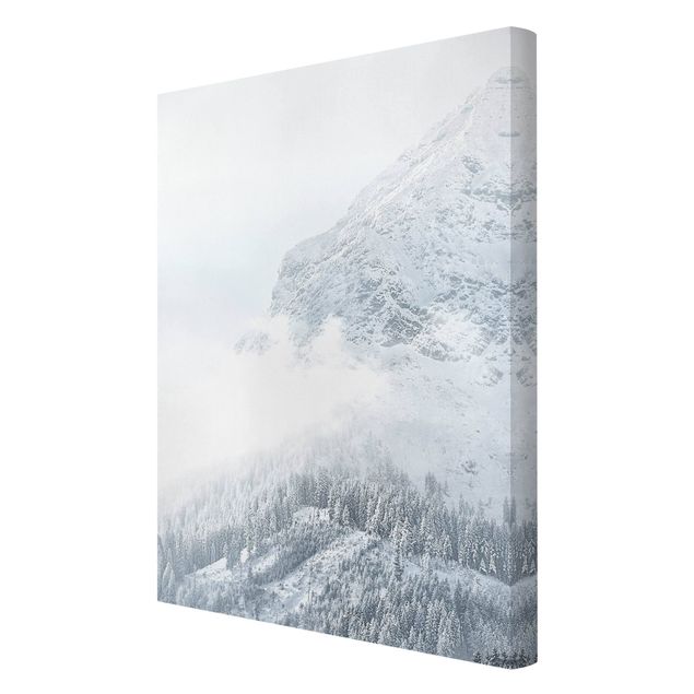 Bilder für die Wand Weißer Nebel in den Bergen
