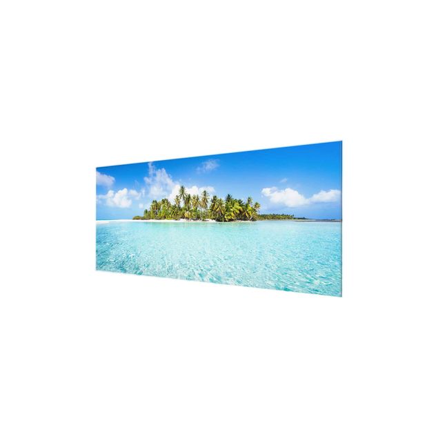 Glasbild - Crystal Clear Water - Panorama