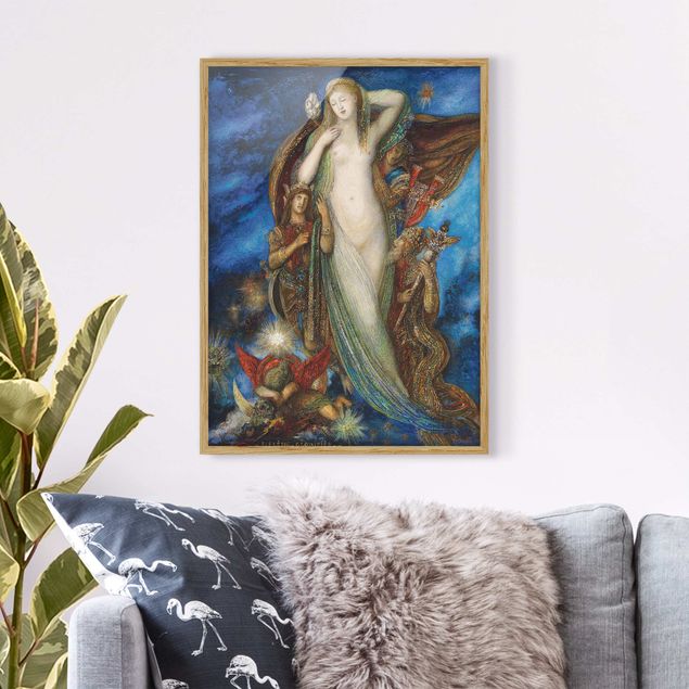 Kunstdrucke mit Rahmen Gustave Moreau - Verherrlichung Helenas