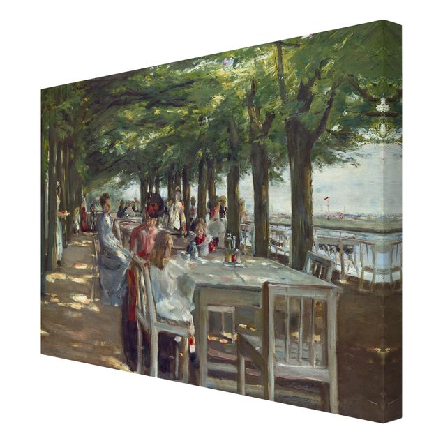 Wandbilder Wald Max Liebermann - Terrasse des Restaurants Jacob
