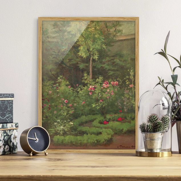 Impressionismus Bilder Camille Pissarro - Ein Rosengarten