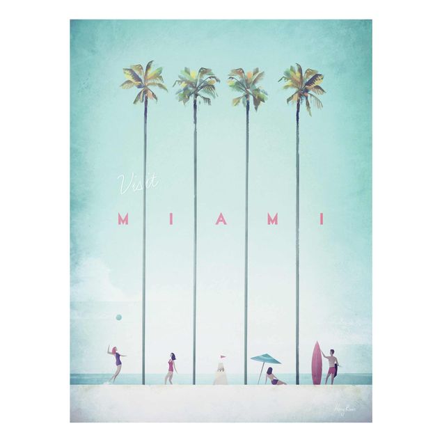 Henry Rivers Bilder Reiseposter - Miami