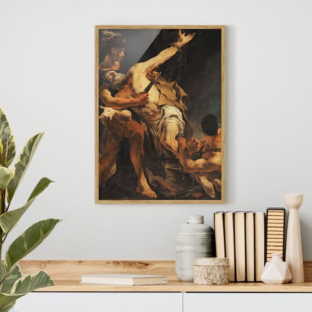 Giovanni Battista Tiepolo Bild mit Rahmen Giovanni Battista Tiepolo - Martyrium
