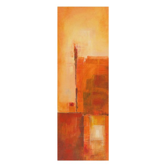 Kunstdrucke auf Leinwand Abstrakt Orange Braun