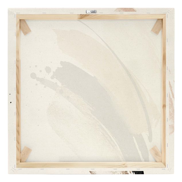 Leinwandbild Natur - Abstrakte Komposition Fontäne - Quadrat 1:1