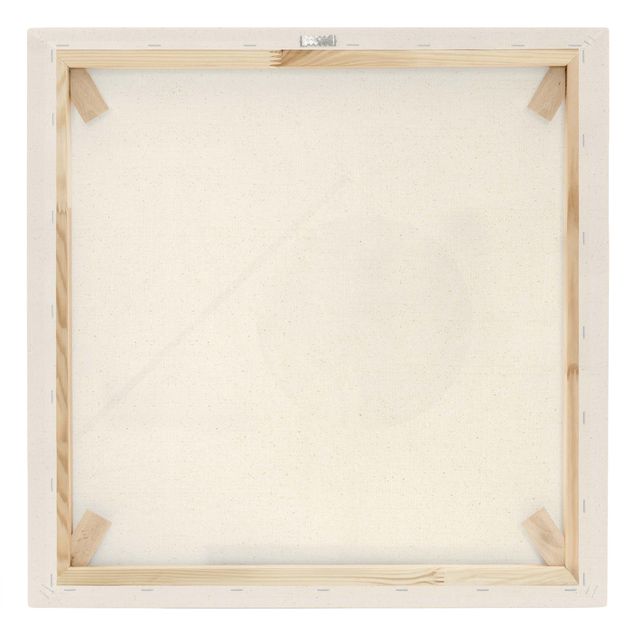 Leinwandbild Natur - Abstrakte Komposition Halbmondgitter - Quadrat 1:1