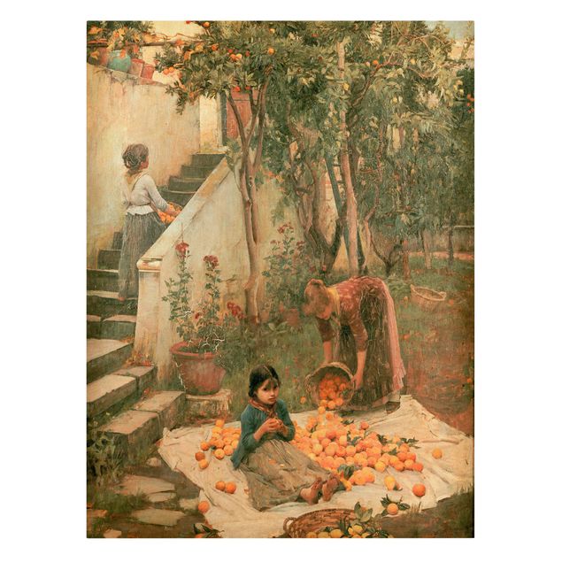 Schöne Wandbilder John William Waterhouse - Die Orangenpflücker