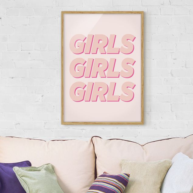 Schöne Wandbilder GIRLS GIRLS GIRLS