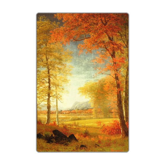 Teppich Natur Albert Bierstadt - Herbst in Oneida County,New York