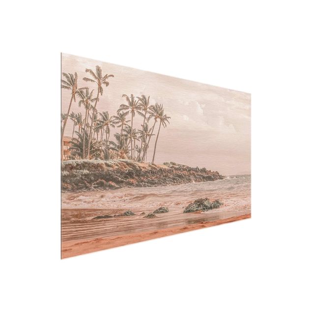 Natur Glasbilder Aloha Hawaii Strand