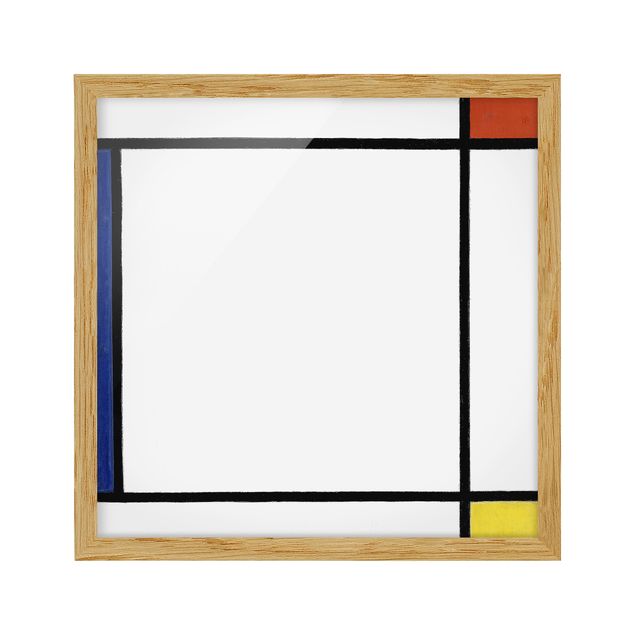 Bilder mit Rahmen abstrakt Piet Mondrian - Komposition III