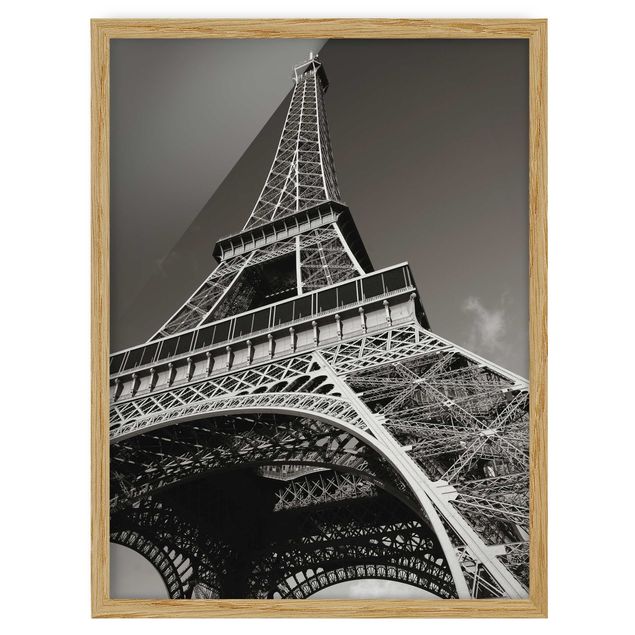 Bild mit Rahmen - Eiffelturm - Hochformat 3:4