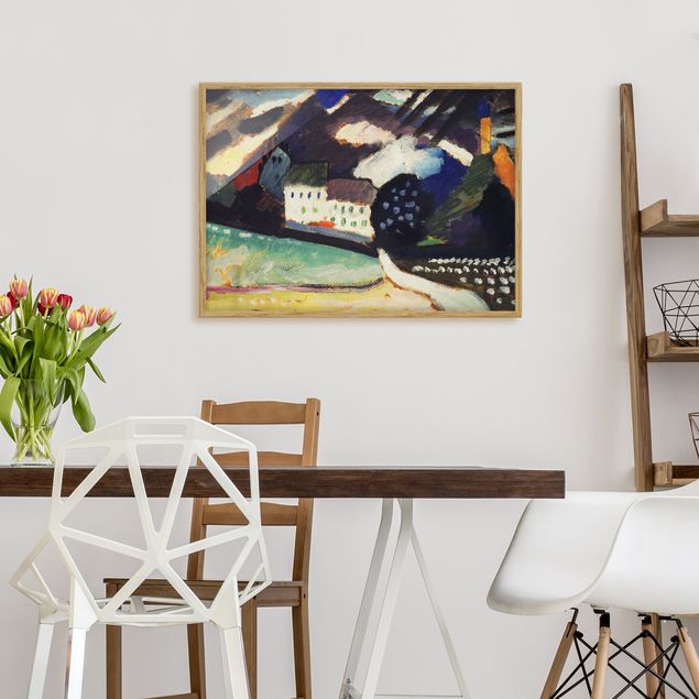 Expressionismus Bilder Wassily Kandinsky - Schloss und Kirche