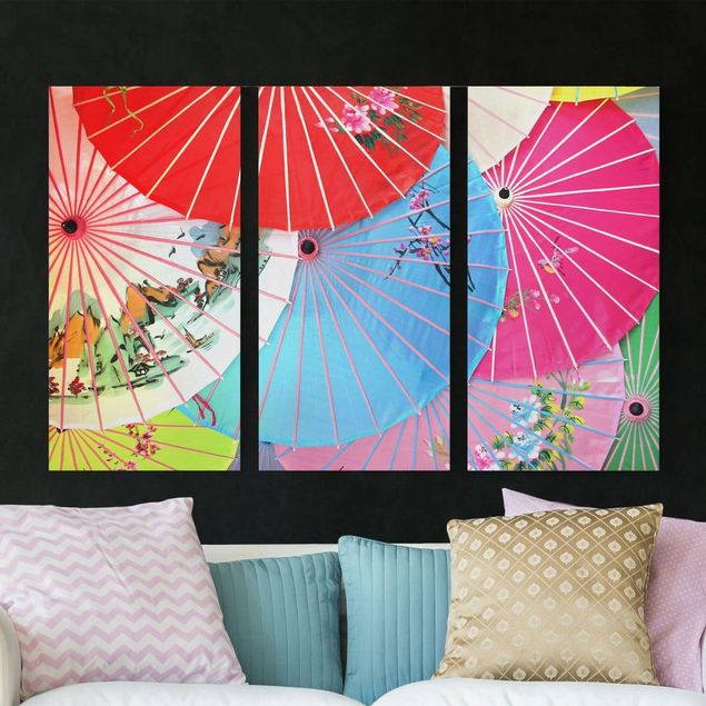 Wandbilder XXL Chinese Parasols