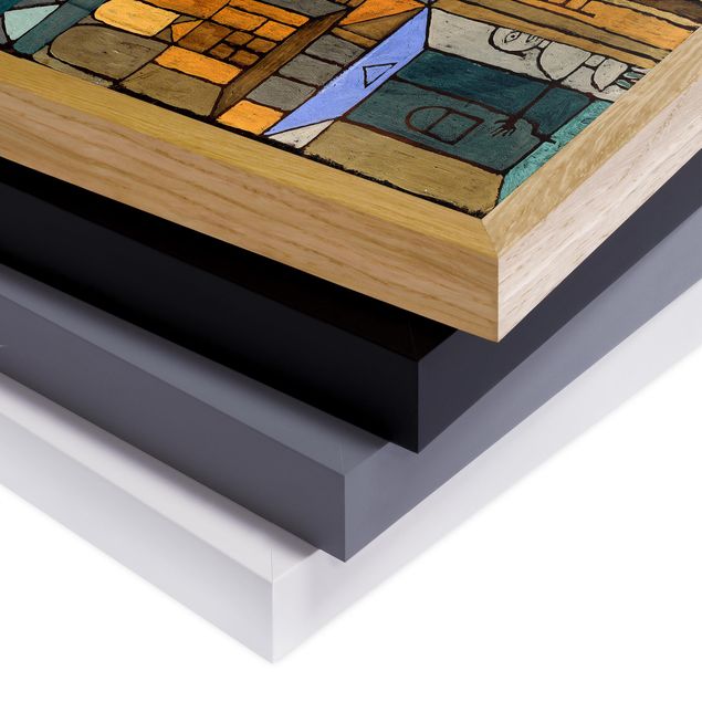 Bild mit Rahmen - Paul Klee - Beginnende Kühle - Hochformat 3:4