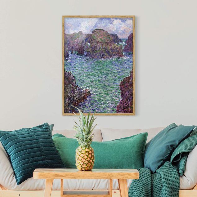 Natur Bilder mit Rahmen Claude Monet - Port Goulphar