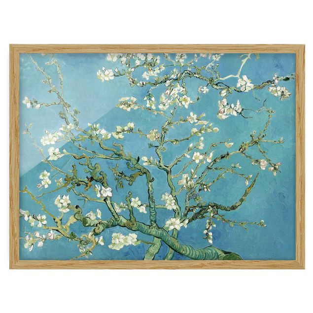 Gerahmte Bilder Blumen Vincent van Gogh - Mandelblüte