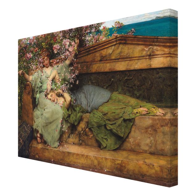 Sir Lawrence Alma-Tadema Sir Lawrence Alma-Tadema - Im Rosengarten