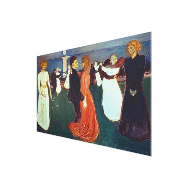Glasbild - Edvard Munch - Der Tanz des Lebens - Querformat 2:3