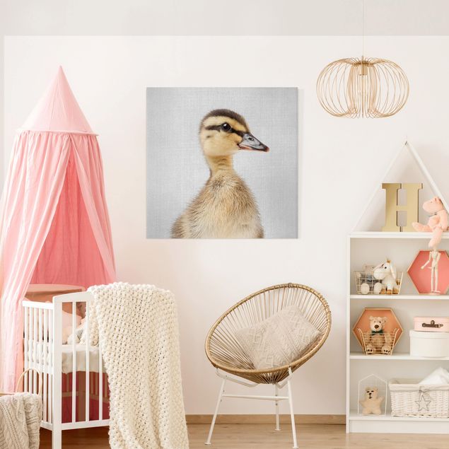 Wandbilder Tiere Baby Ente Eddie