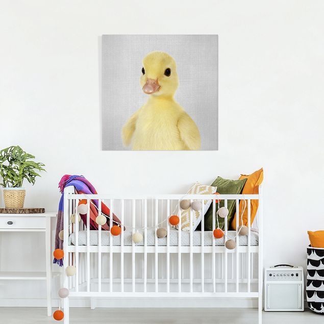 Wandbilder Tiere Baby Ente Emma