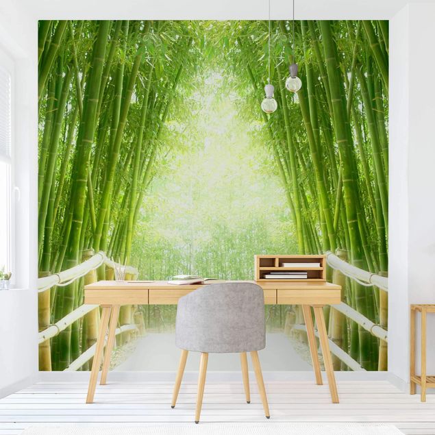 Tapete Wald Bamboo Way