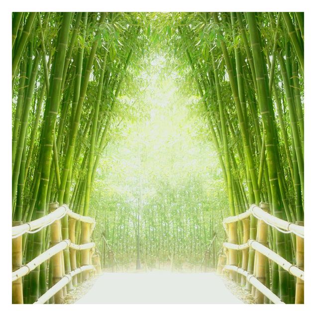 Wandtapete Design Bamboo Way