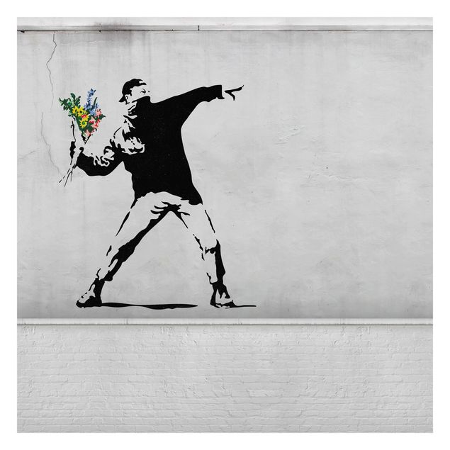 Banksy Art Blumenwerfer - Brandalised ft. Graffiti by Banksy