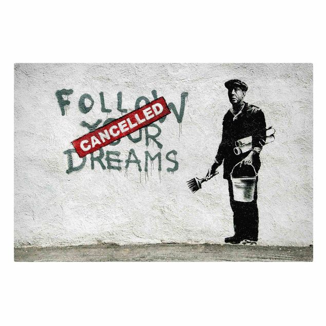 Banksy Art Follow Your Dreams - Brandalised ft. Graffiti by Banksy