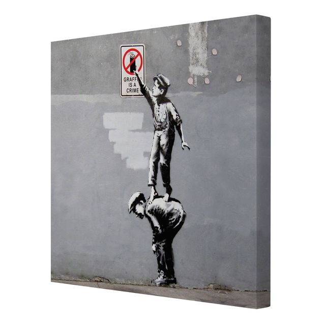 Bilder für die Wand Graffiti Is A Crime - Brandalised ft. Graffiti by Banksy