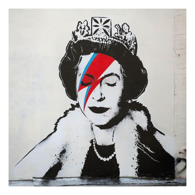 Banksy Bilder Queen Lizzie Stardust - Brandalised ft. Graffiti by Banksy