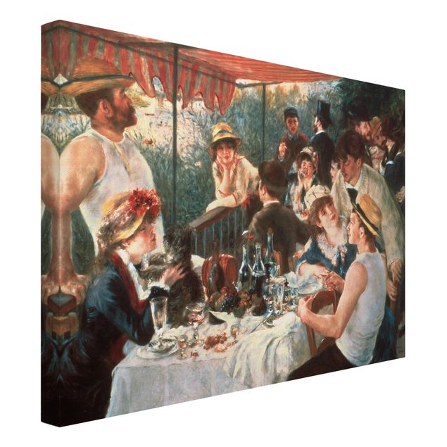 Retro Wandbilder Auguste Renoir - Das Frühstück der Ruderer