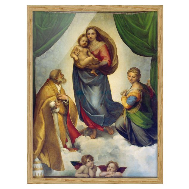 Wandbilder Raffael - Die Sixtinische Madonna