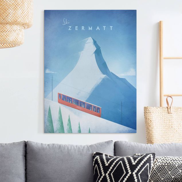 Leinwandbilder XXL Reiseposter - Zermatt